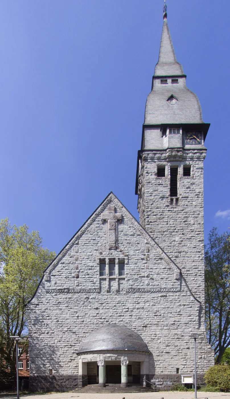 Auferstehungskirche an der Josefstraße in Gelsenkirchen-Neustadt.