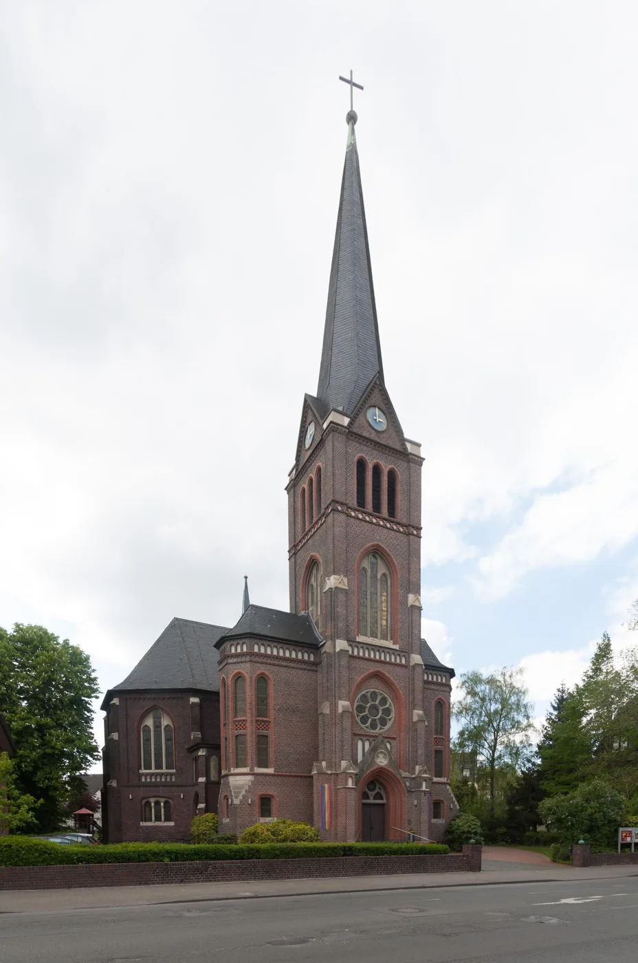 Evangelische Kirche in Gelsenkirchen-Rotthausen.